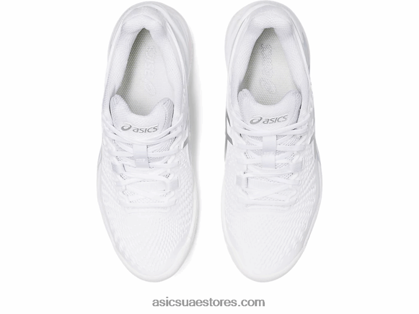 Asics أبيض / فضي نقي جل القرار 9 2N24DJ2390