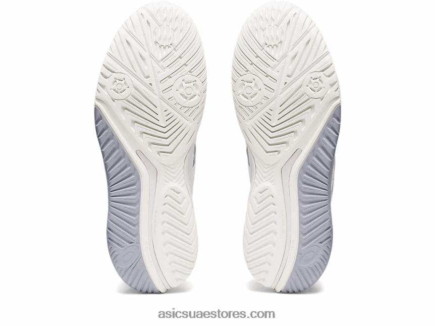 Asics أبيض / فضي نقي جل القرار 9 2N24DJ2390
