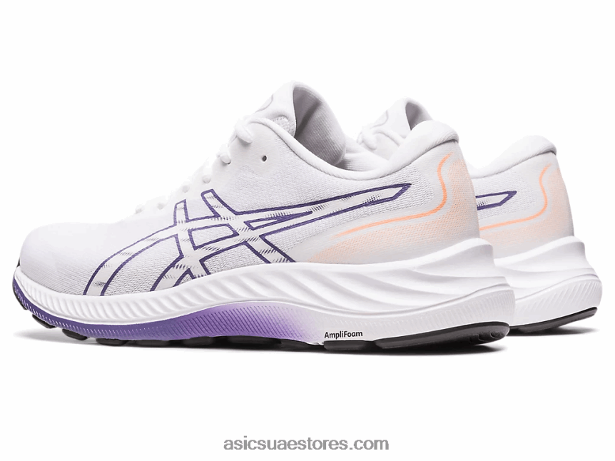 Asics أبيض / أرجواني مترب جل اكسايت 9 2N24DJ2392