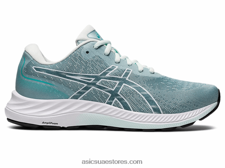 Asics مهدئا البحر / الأبيض جل اكسايت 9 2N24DJ2408