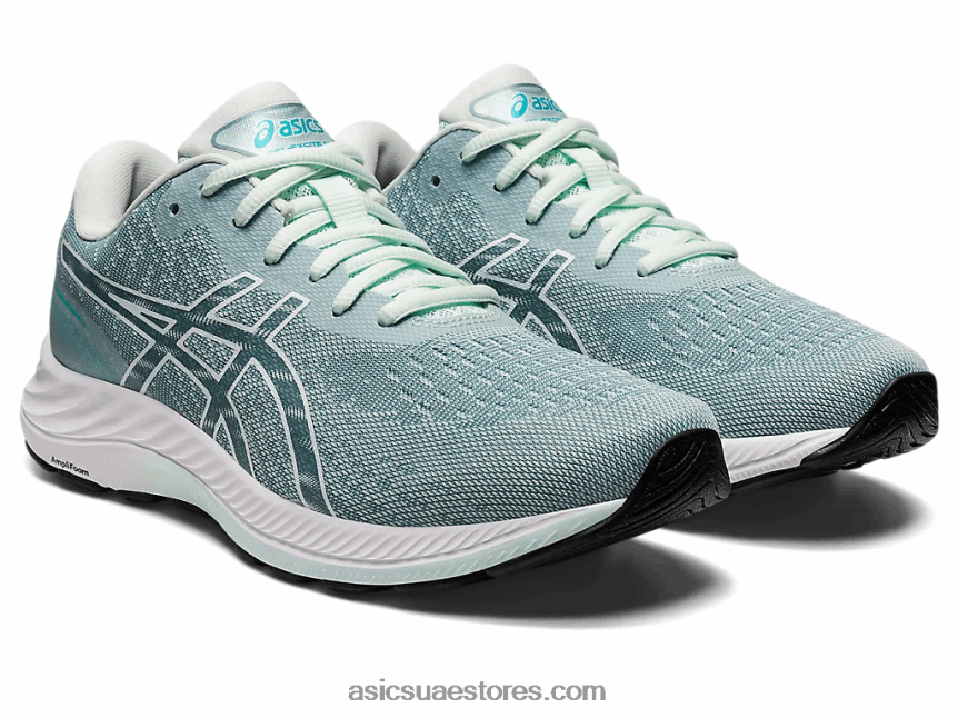 Asics مهدئا البحر / الأبيض جل اكسايت 9 2N24DJ2408