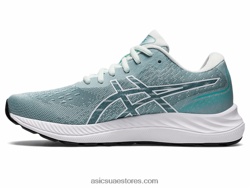 Asics مهدئا البحر / الأبيض جل اكسايت 9 2N24DJ2408