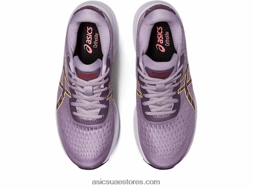 Asics الكوارتز البنفسجي / البرتقالي الفاتح جل اكسايت 9 عريض 2N24DJ2415