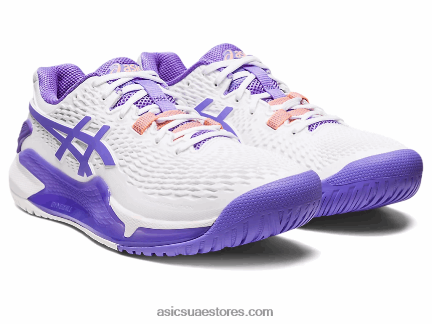 Asics أبيض / جمشت جل القرار 9 2N24DJ2427