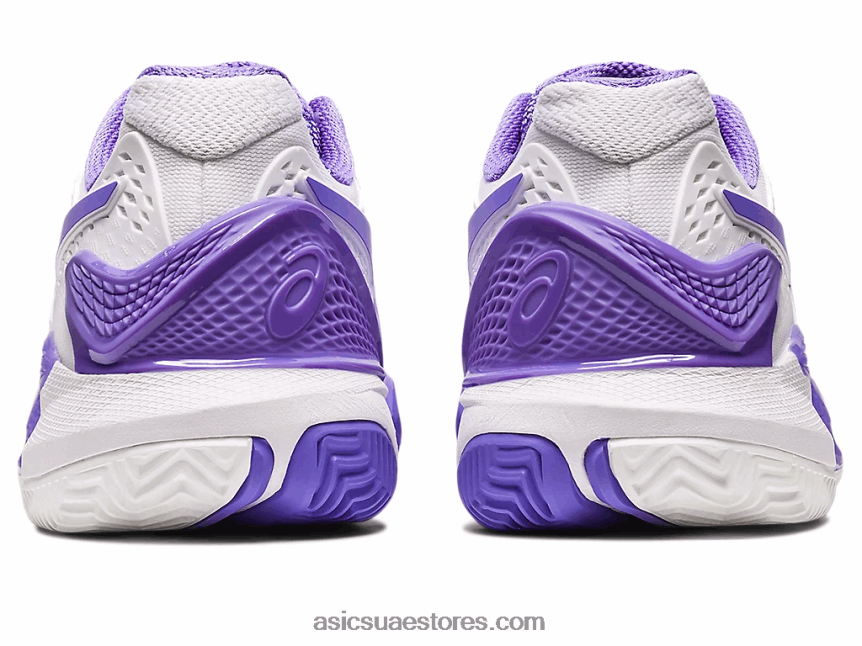 Asics أبيض / جمشت هلام القرار 9 الطين 2N24DJ2452