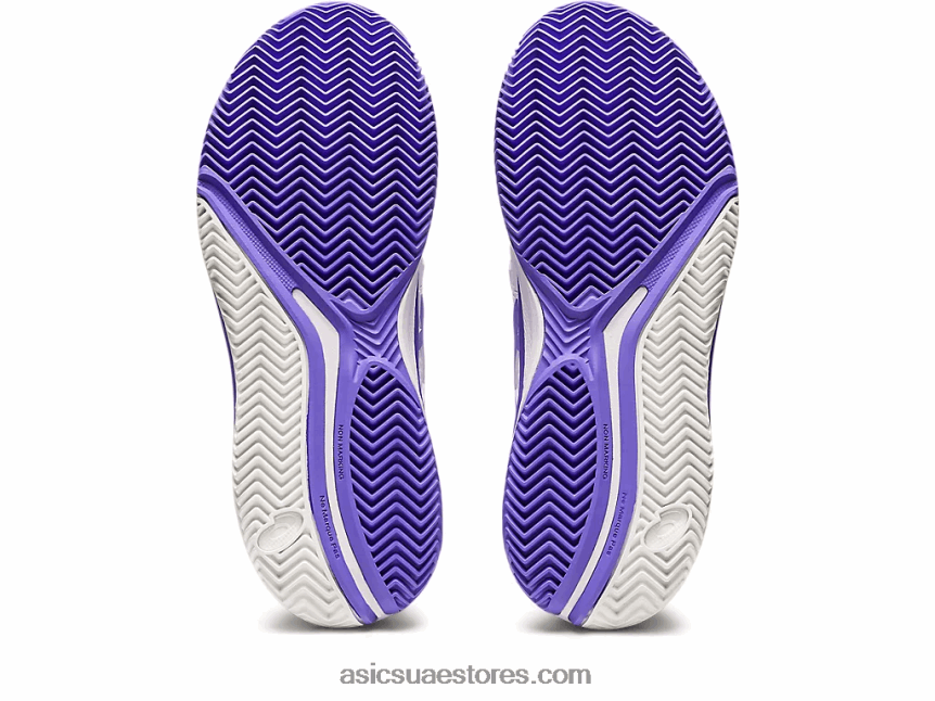 Asics أبيض / جمشت هلام القرار 9 الطين 2N24DJ2452