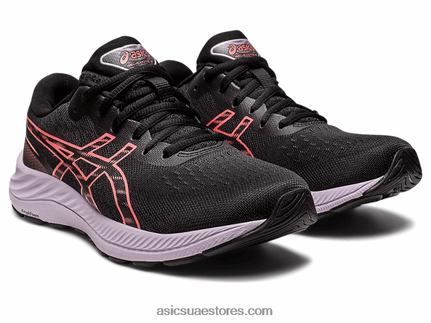 Asics أسود / بابايا جل اكسايت 9 2N24DJ2458
