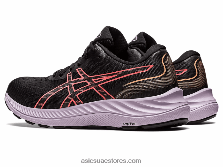 Asics أسود / بابايا جل اكسايت 9 2N24DJ2458