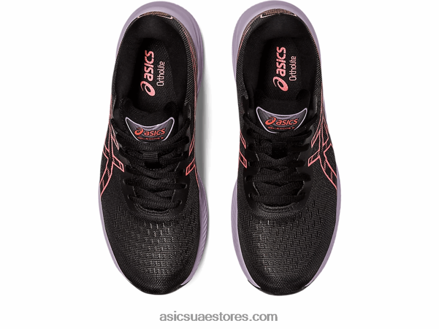 Asics أسود / بابايا جل اكسايت 9 2N24DJ2458