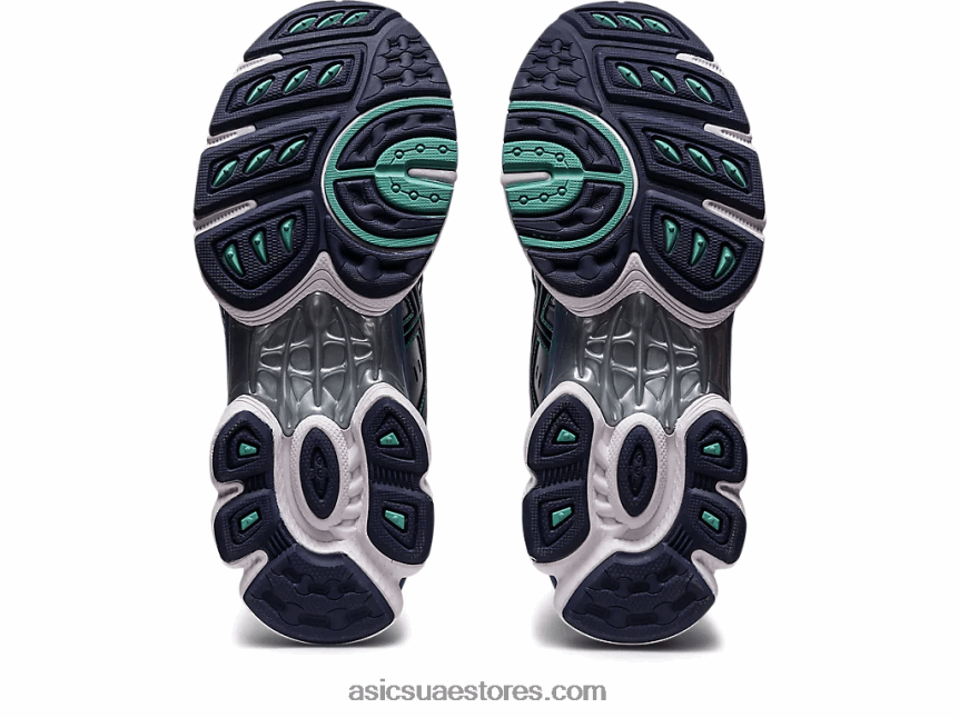 Asics أبيض / فضي نقي جل نيمبوس 9 2N24DJ266