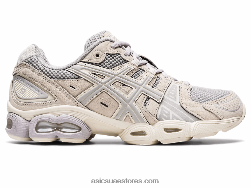 Asics المحار الرمادي / البتولا جل نيمبوس 9 2N24DJ2704