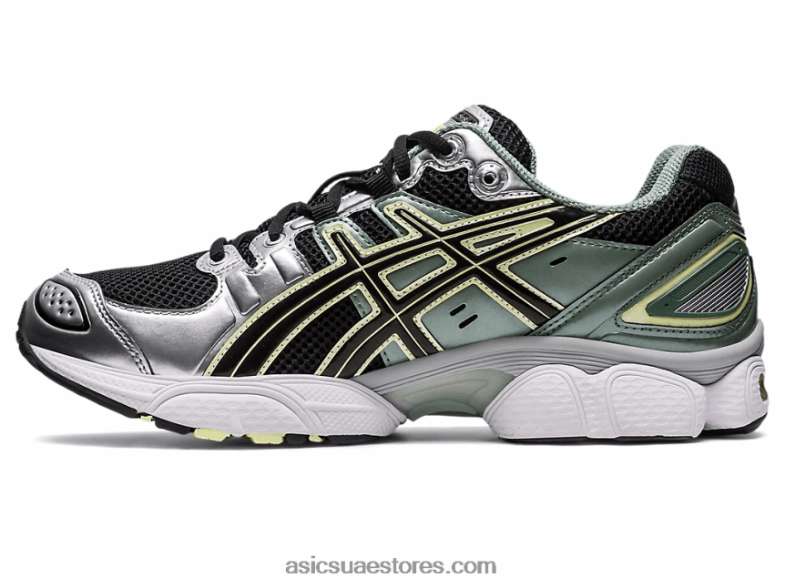 Asics أسود / فضي نقي جل نيمبوس 9 2N24DJ273