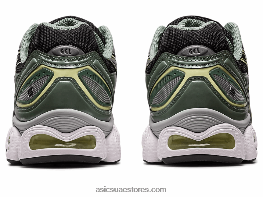 Asics أسود / فضي نقي جل نيمبوس 9 2N24DJ273