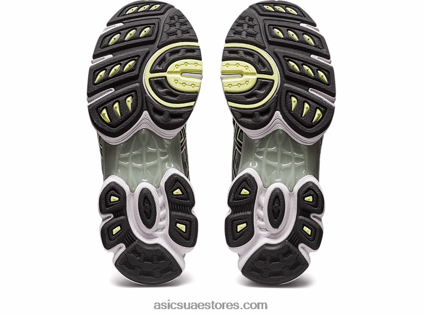 Asics أسود / فضي نقي جل نيمبوس 9 2N24DJ273