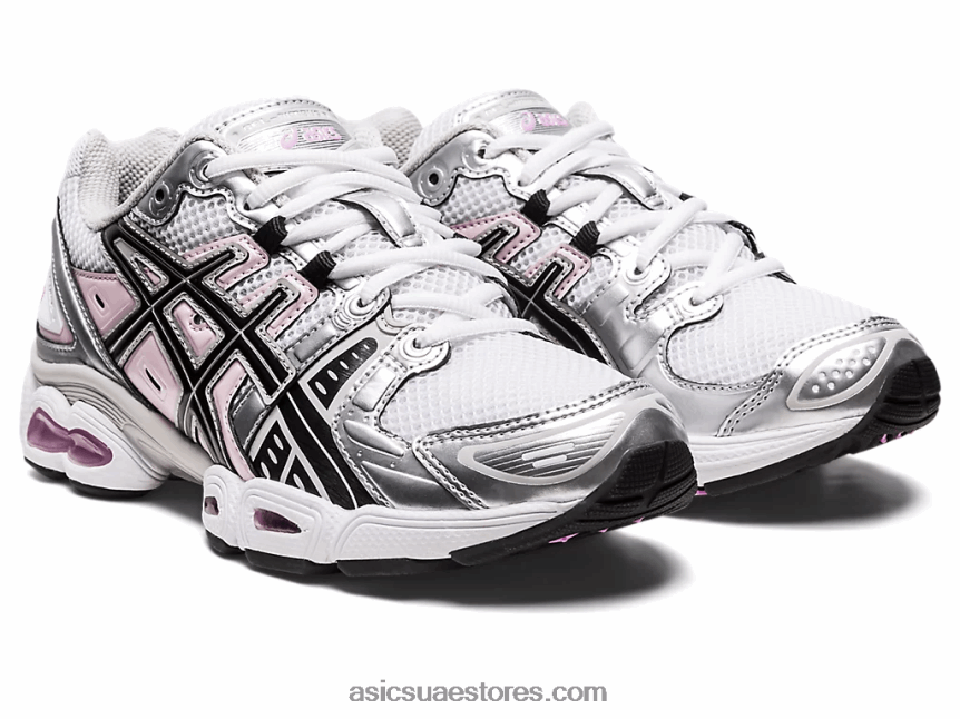 Asics أبيض أسود جل نيمبوس 9 2N24DJ2931