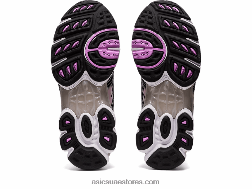 Asics أبيض أسود جل نيمبوس 9 2N24DJ2931