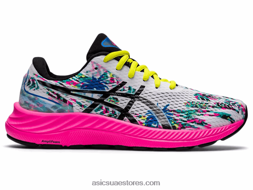 Asics أبيض أسود جل اكسايت 9 2N24DJ3229