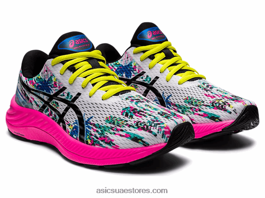 Asics أبيض أسود جل اكسايت 9 2N24DJ3229