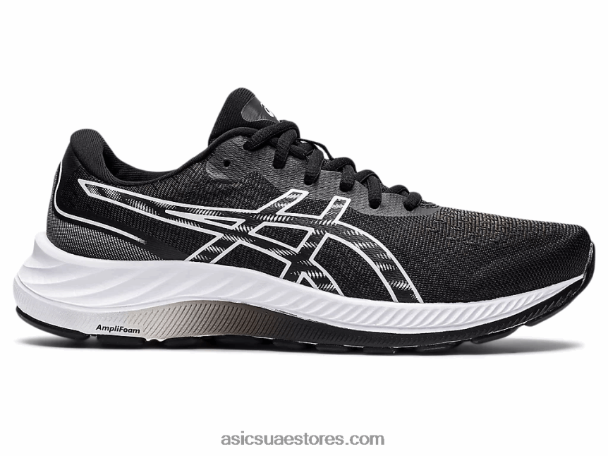 Asics أسود / أبيض جل اكسايت 9 2N24DJ3235