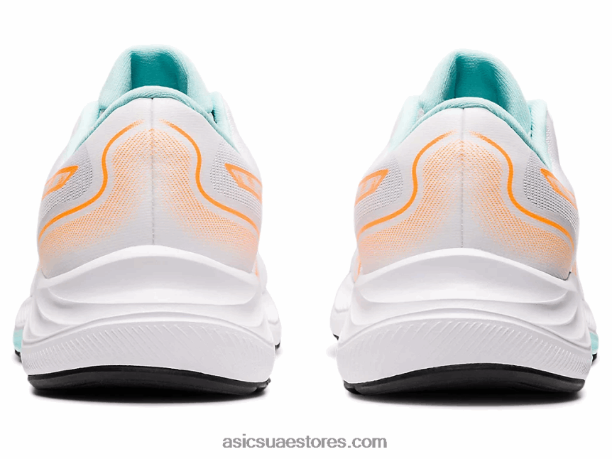 Asics البوب ​​الأبيض / البرتقالي جل اكسايت 9 2N24DJ3243