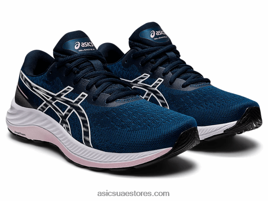 Asics ماكو أزرق / أبيض جل اكسايت 9 2N24DJ3245