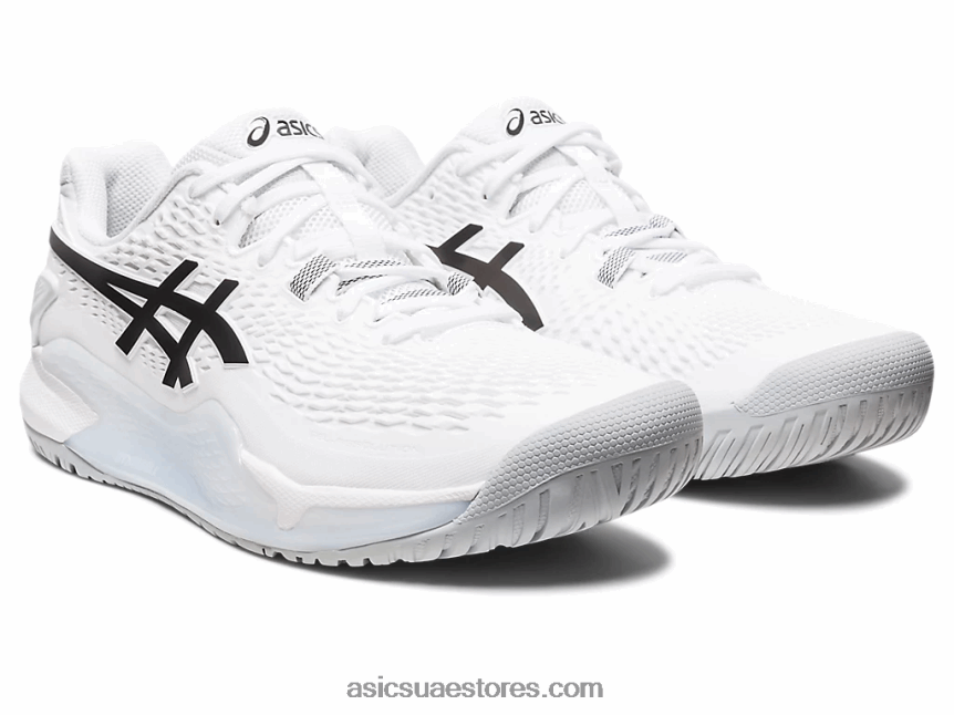 Asics أبيض أسود جل القرار 9 2N24DJ354