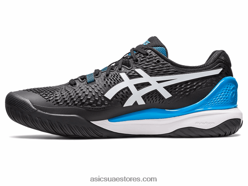 Asics أسود / أبيض جل القرار 9 2N24DJ355