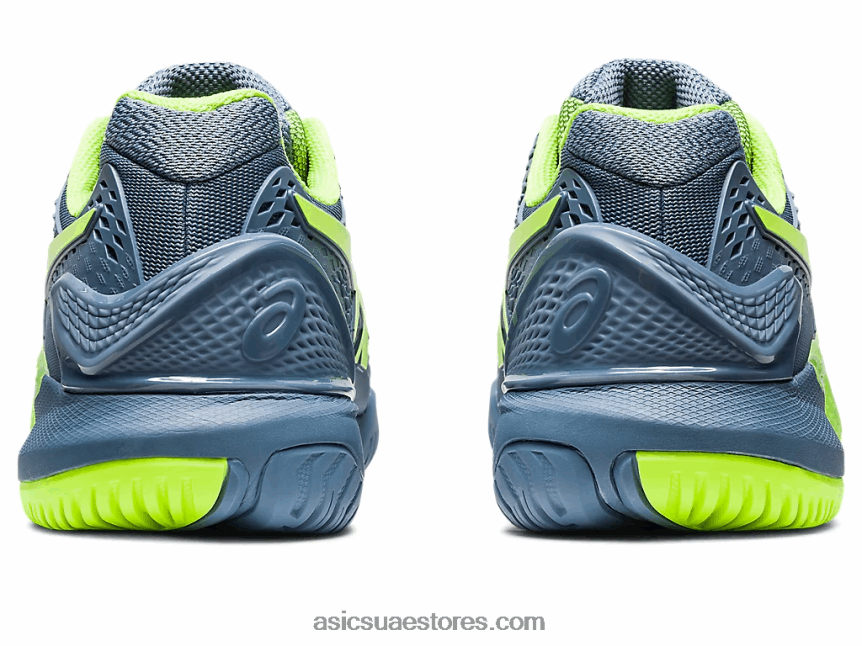 Asics أزرق صلب / أخضر خطر جل القرار 9 2N24DJ366
