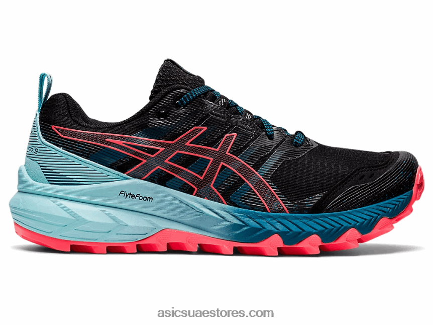 Asics أسود / مرجان مشتعل جل ترابوكو 9 2N24DJ3888