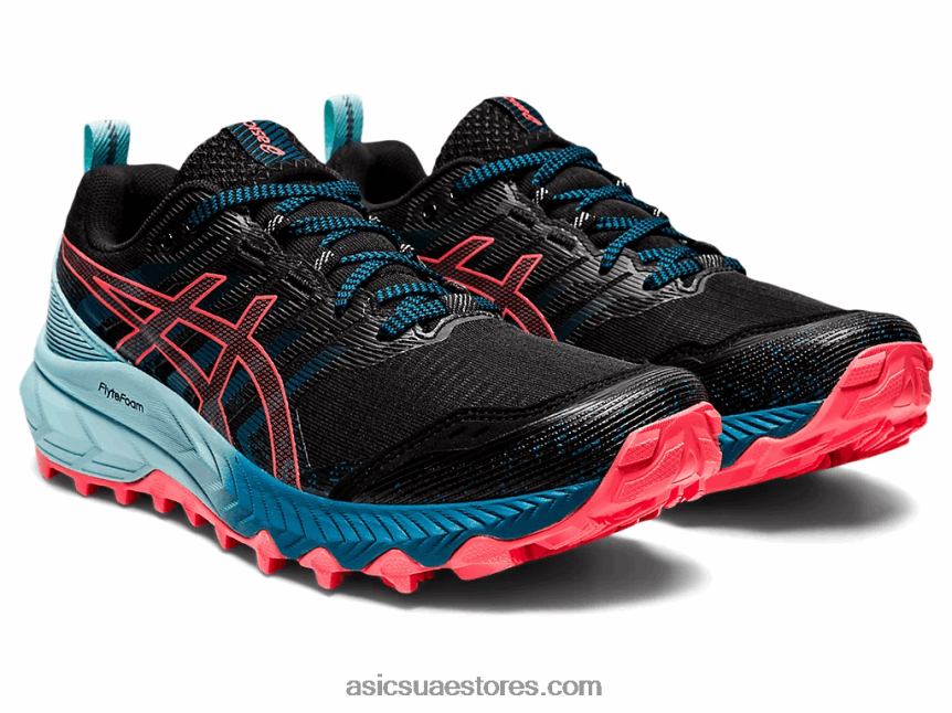 Asics أسود / مرجان مشتعل جل ترابوكو 9 2N24DJ3888
