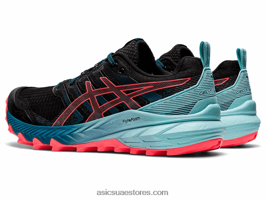 Asics أسود / مرجان مشتعل جل ترابوكو 9 2N24DJ3888