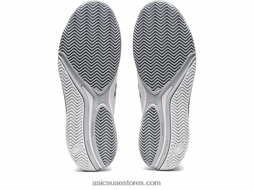 Asics أبيض أسود هلام القرار 9 الطين 2N24DJ401