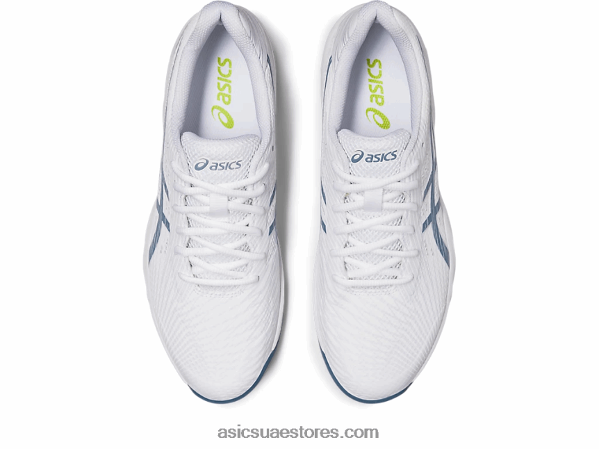 Asics أبيض / أزرق صلب لعبة جل 9 2N24DJ410