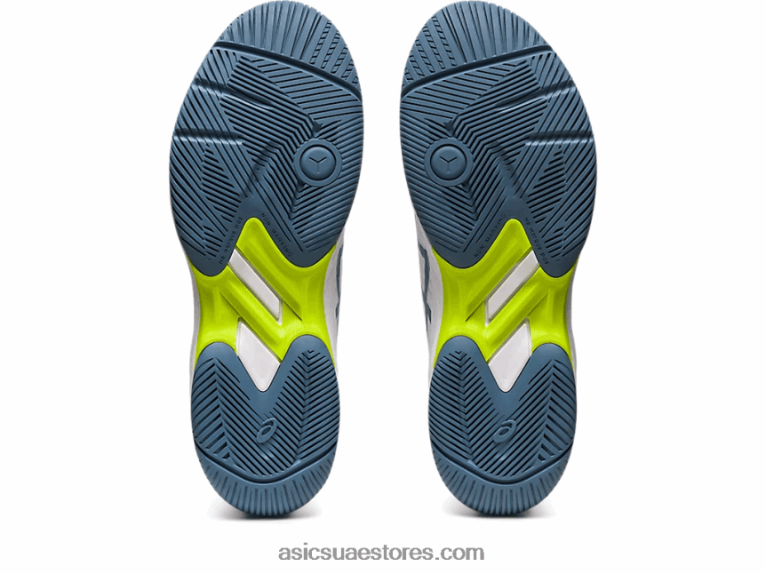 Asics أبيض / أزرق صلب لعبة جل 9 2N24DJ410