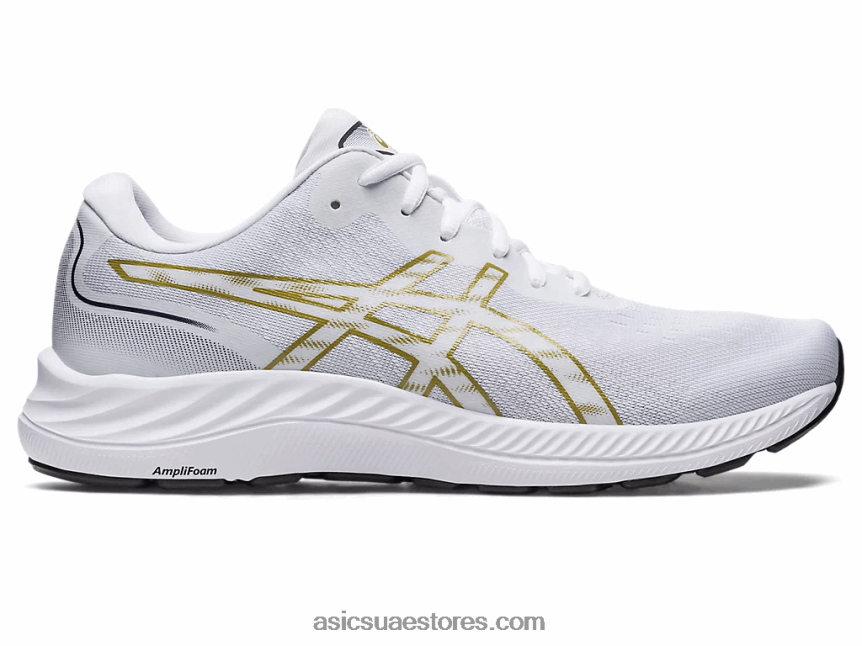 Asics أبيض / زيت زيتون جل اكسايت 9 2N24DJ414