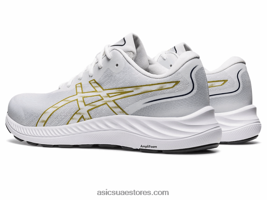 Asics أبيض / زيت زيتون جل اكسايت 9 2N24DJ414