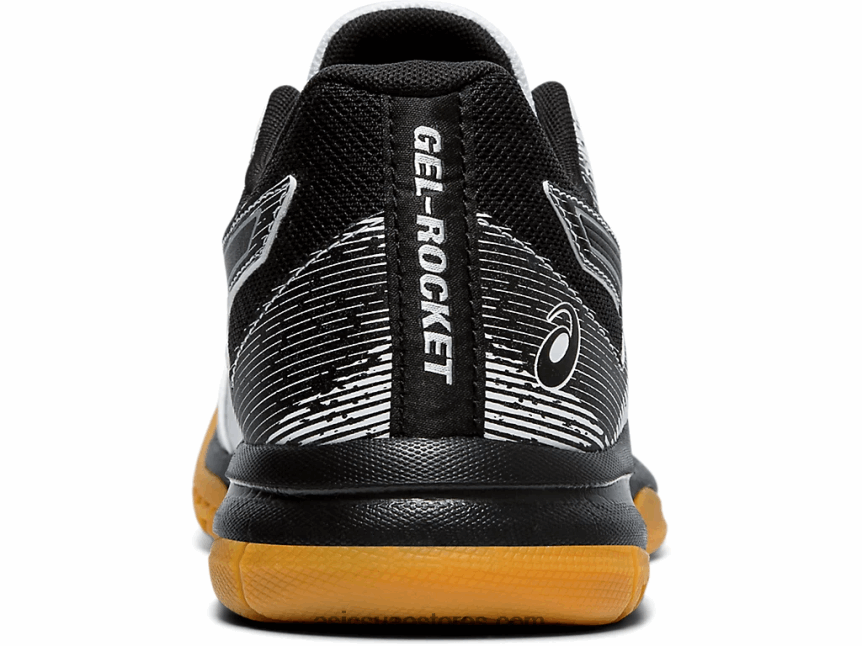 Asics أبيض أسود صاروخ جل 9 2N24DJ4208