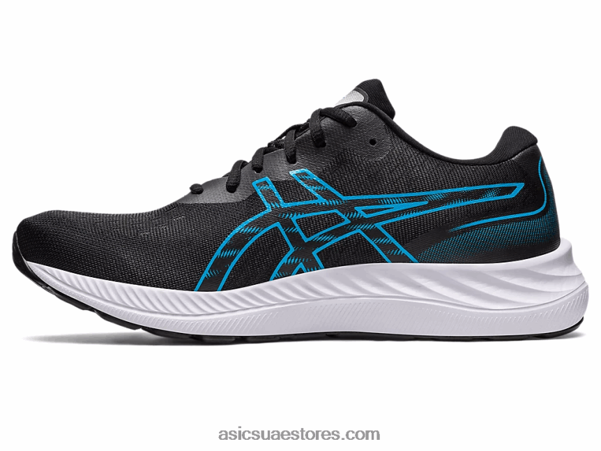 Asics أسود / أزرق الجزيرة جل اكسايت 9 2N24DJ428