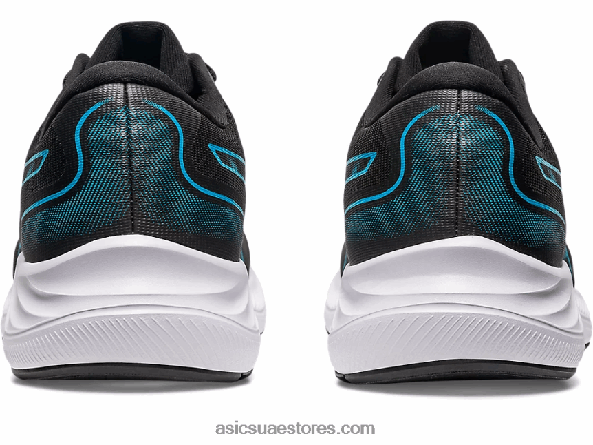 Asics أسود / أزرق الجزيرة جل اكسايت 9 2N24DJ428