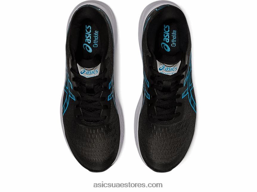 Asics أسود / أزرق الجزيرة جل اكسايت 9 2N24DJ428