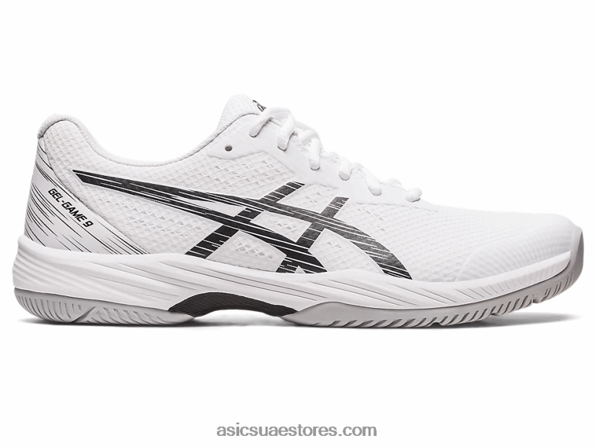 Asics أبيض أسود لعبة جل 9 2N24DJ440