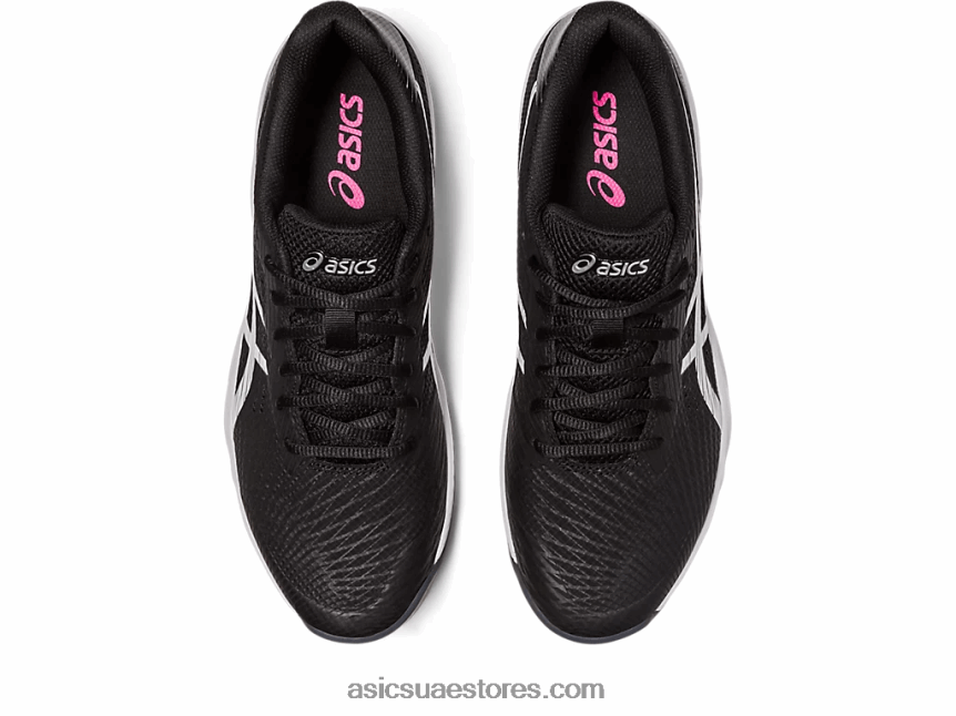 Asics أسود / وردي ساخن لعبة جل 9 2N24DJ452