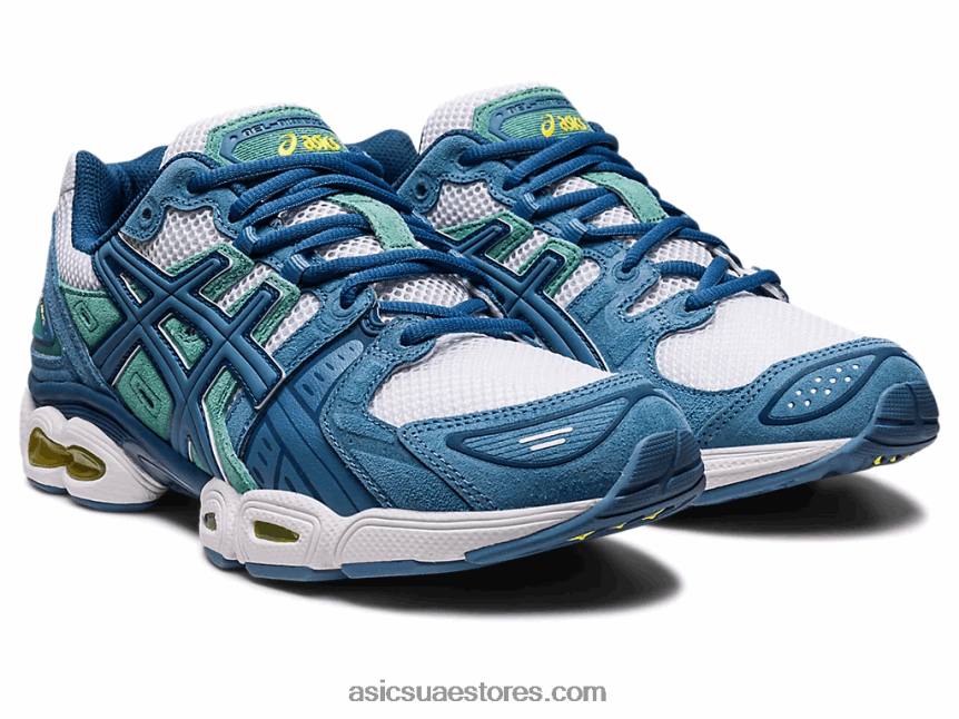 Asics خيط أبيض / رمادي جل نيمبوس 9 2N24DJ551