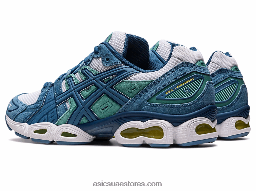 Asics خيط أبيض / رمادي جل نيمبوس 9 2N24DJ551
