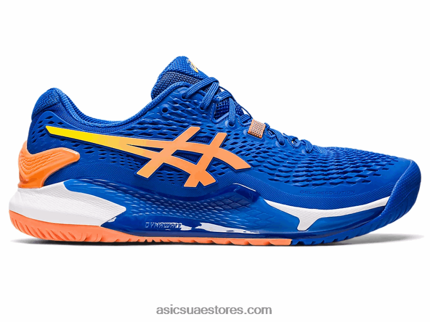 Asics تونة أزرق / خوخ شمس جل القرار 9 2N24DJ62