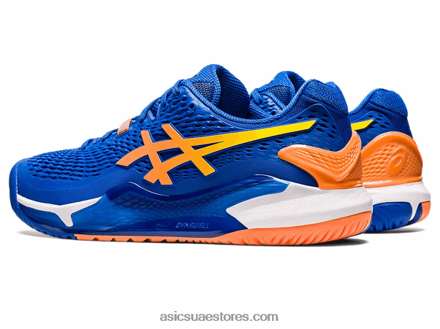 Asics تونة أزرق / خوخ شمس جل القرار 9 2N24DJ62