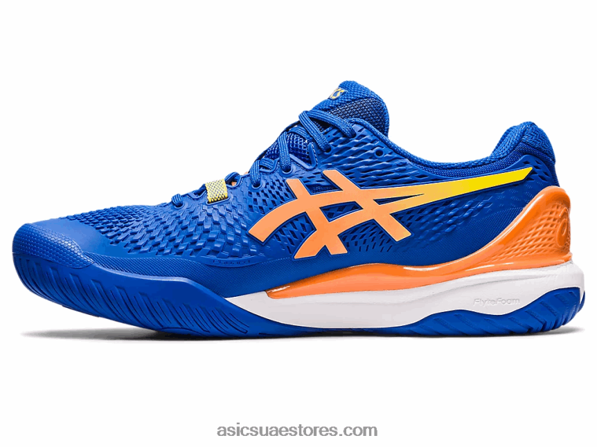 Asics تونة أزرق / خوخ شمس جل القرار 9 2N24DJ62