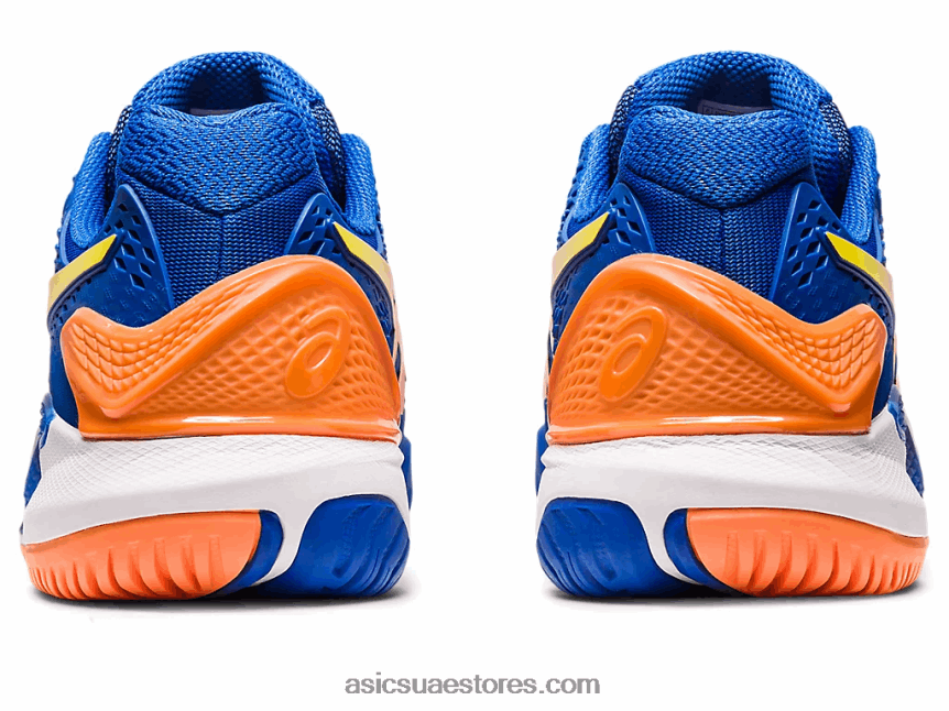 Asics تونة أزرق / خوخ شمس جل القرار 9 2N24DJ62