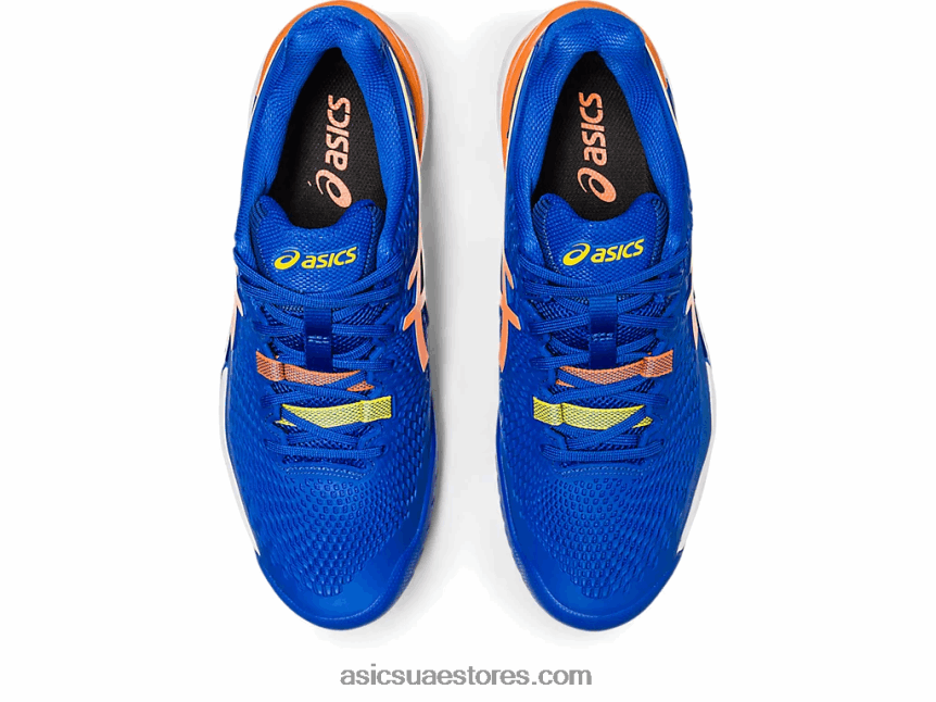 Asics تونة أزرق / خوخ شمس جل القرار 9 2N24DJ62