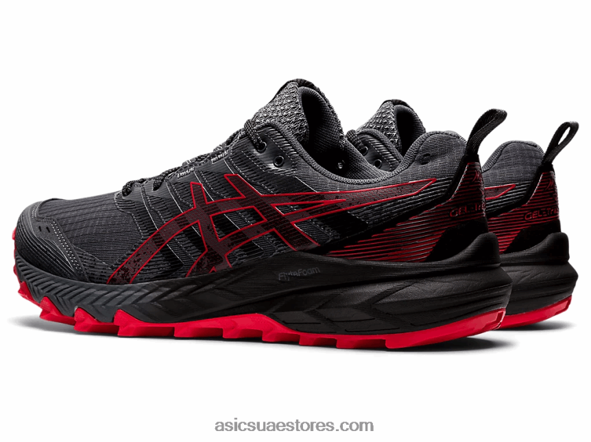 Asics ناقل رمادي / أحمر كهربائي جل ترابوكو 9 2N24DJ670